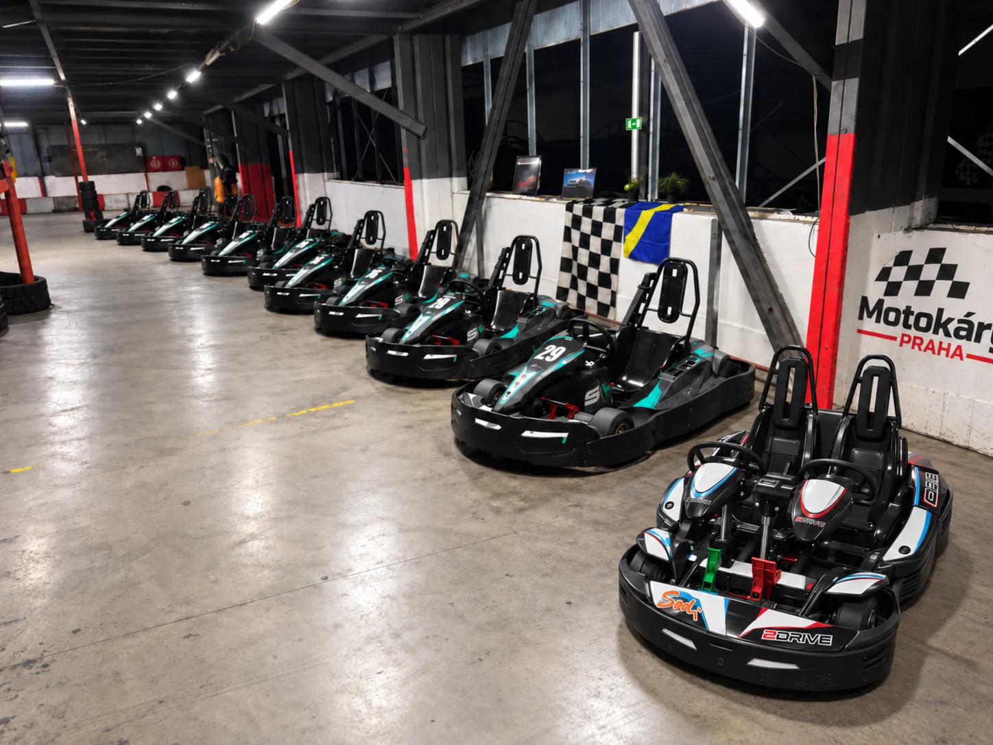 Nová flotila motokár Sodi v aréně Motokáry Praha